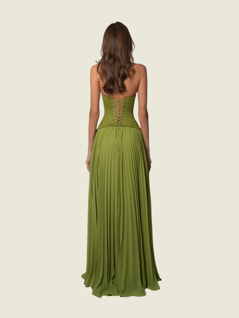 Fenity Gaia Green Maxi Dress