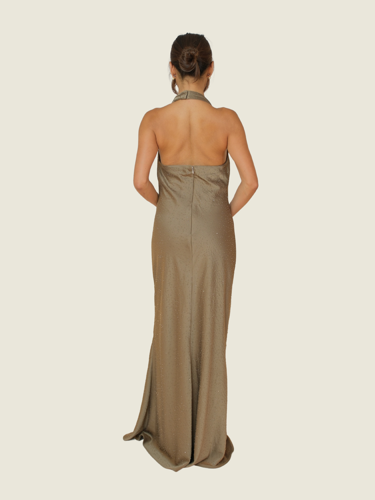 Halston Sid Satin Gown