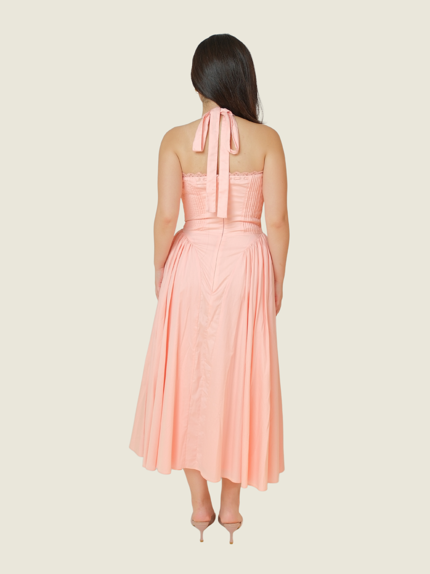 House of CB Adabella Halter Midi Sundress