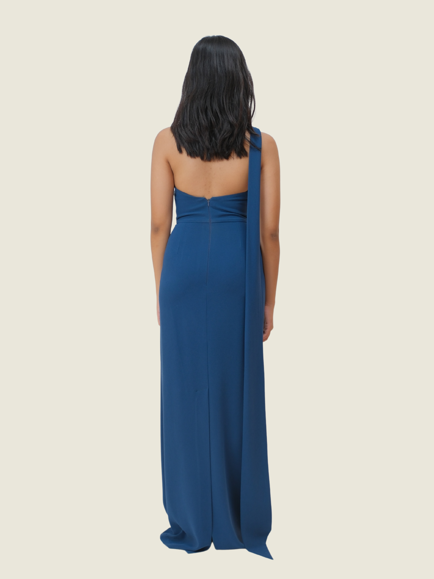 Jill lao Gown in Teal Blue