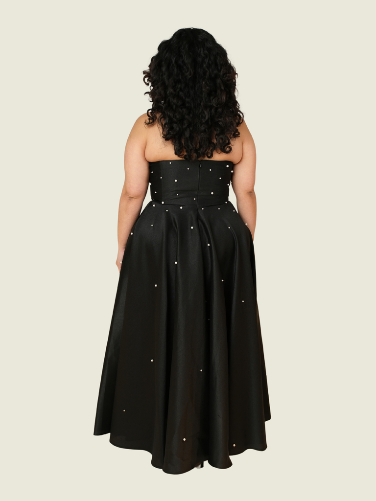 Julio Galerie 2-Way Filipiniana Dress in Black