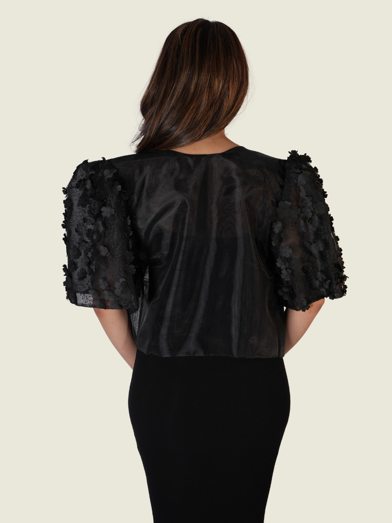 Kultura Filipiniana Bolero Black