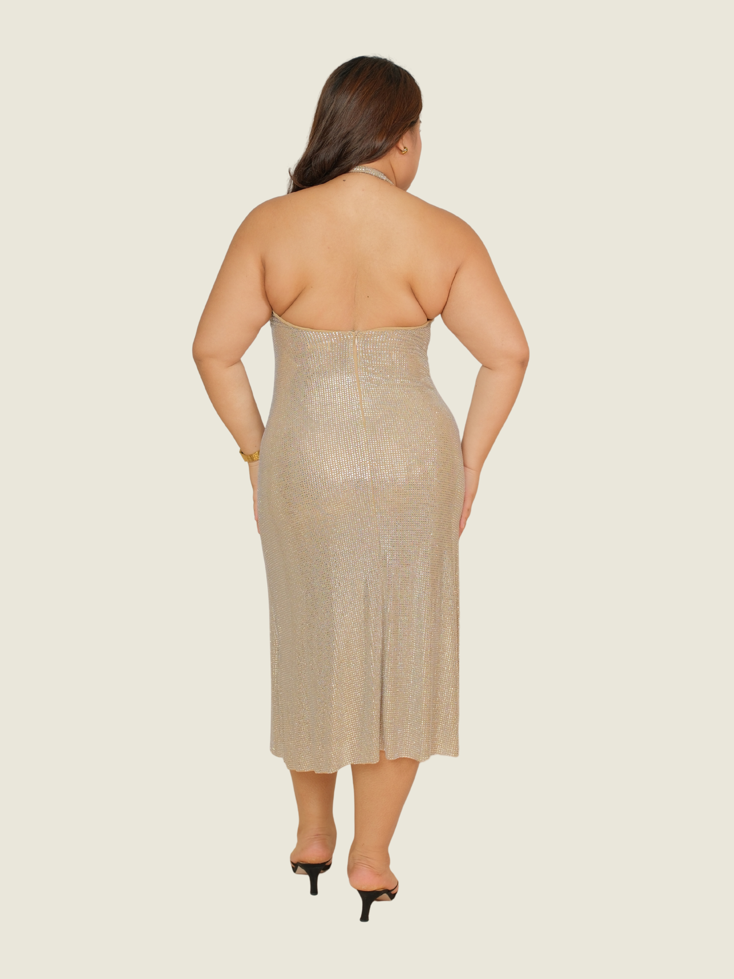 Meshki Diamante Midi Dress