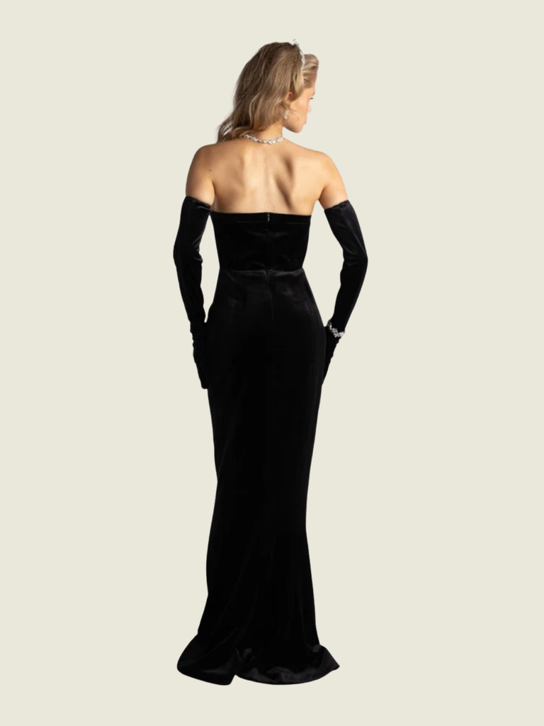 Nana Jacqueline Juliana Velvet Dress