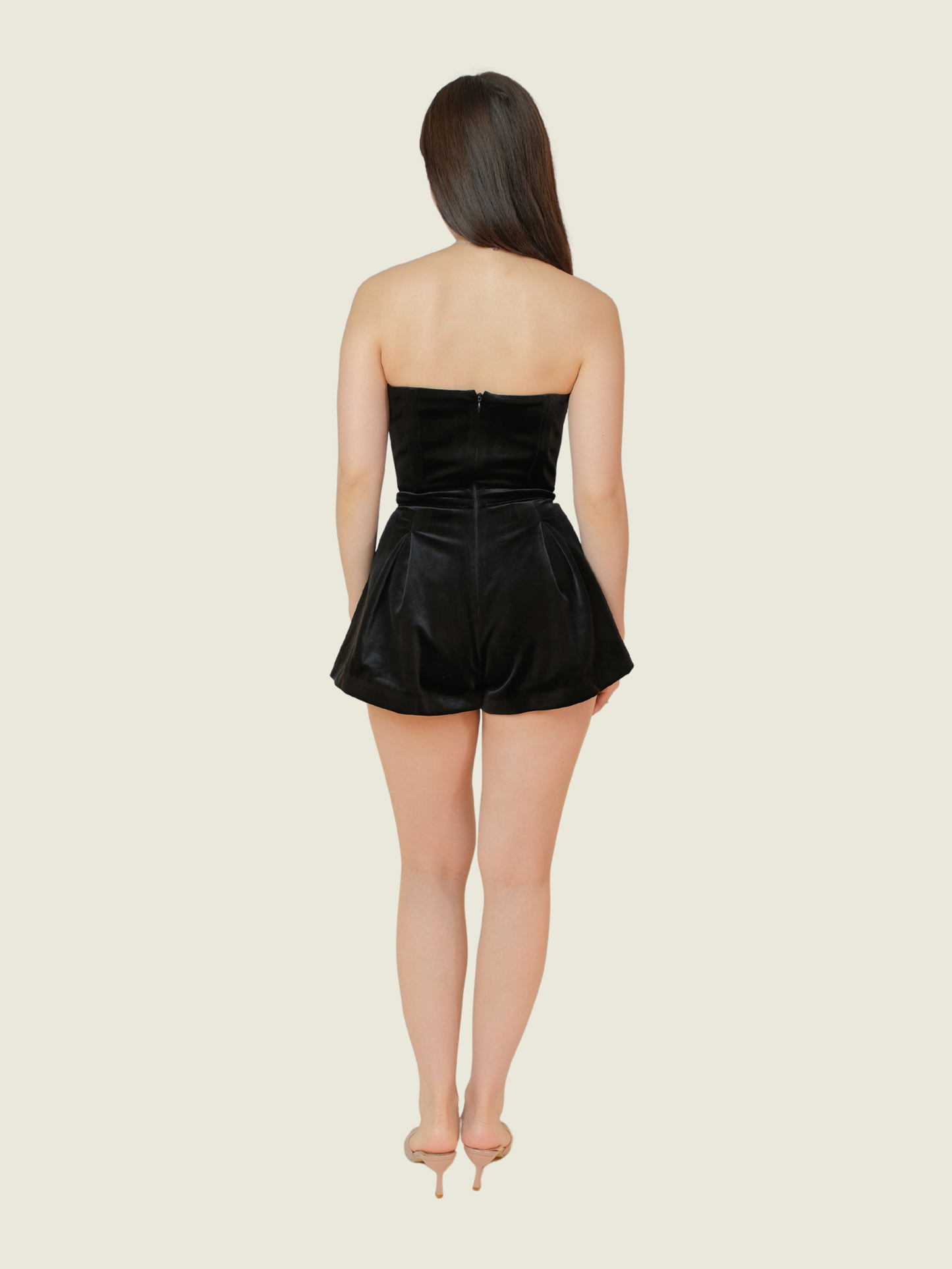 Nana Jacqueline Amanda Velvet Jumpsuit