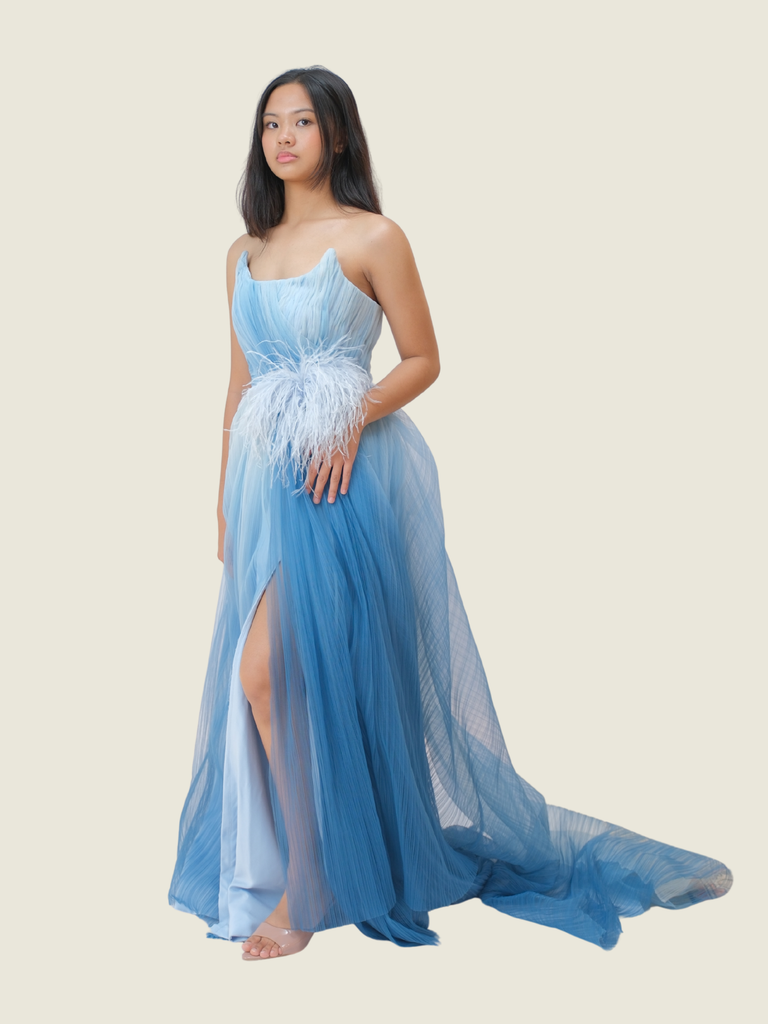 Patty Ang Custom Blue Gown