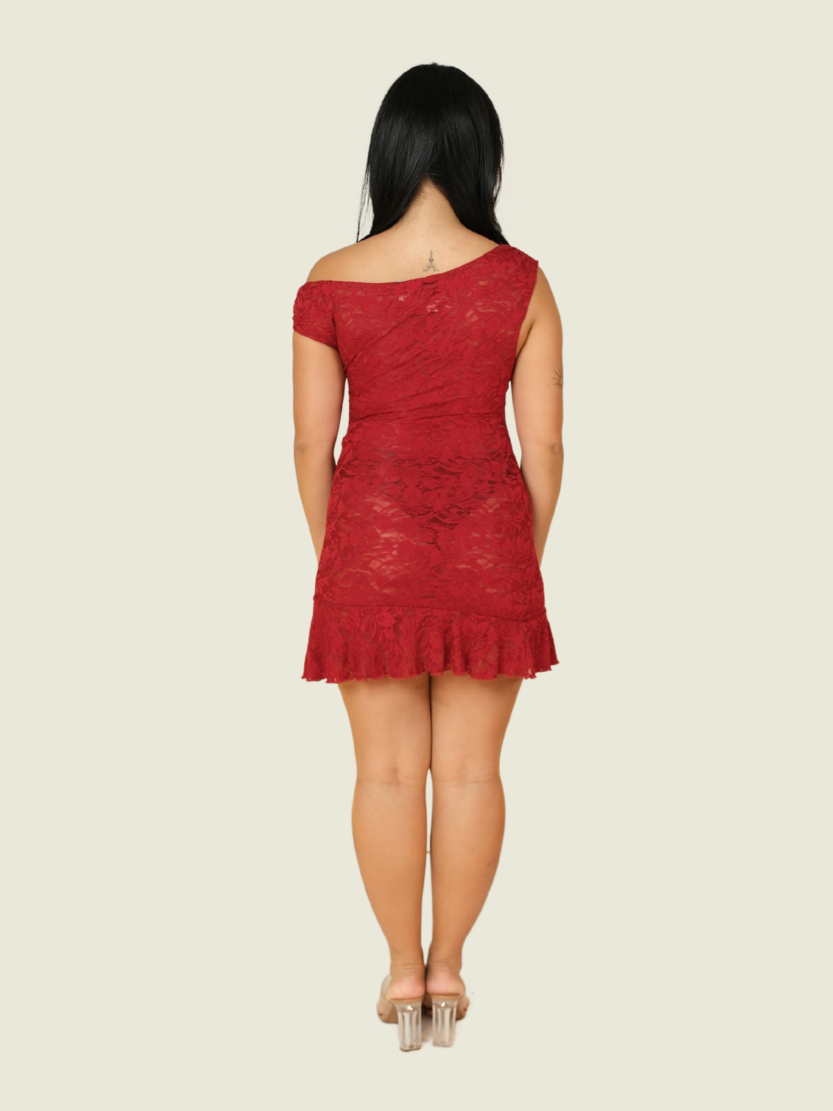 Peppermayo Palm House Lace Mini Dress