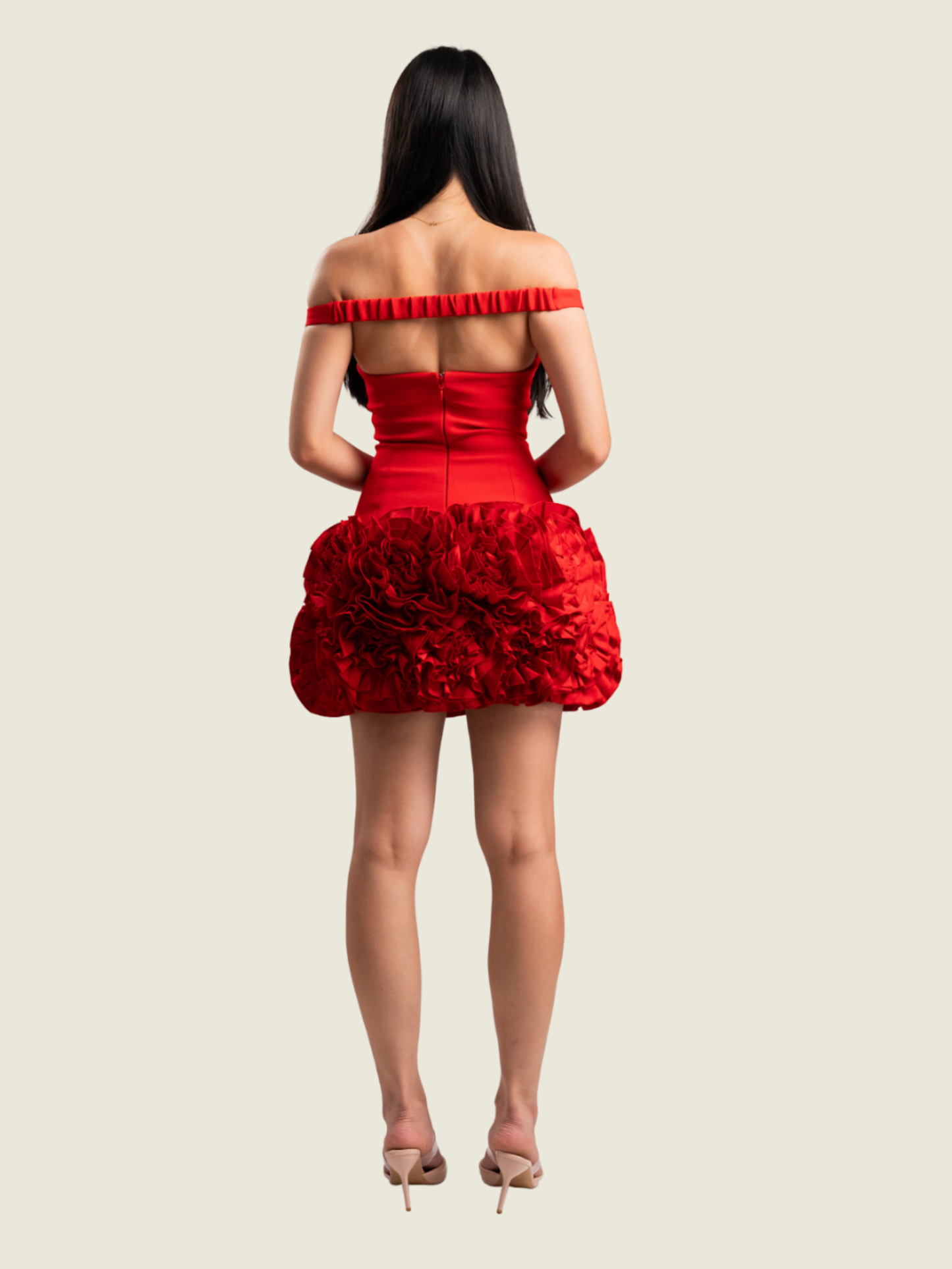 BABYBOO Red Aveta Mini Dress