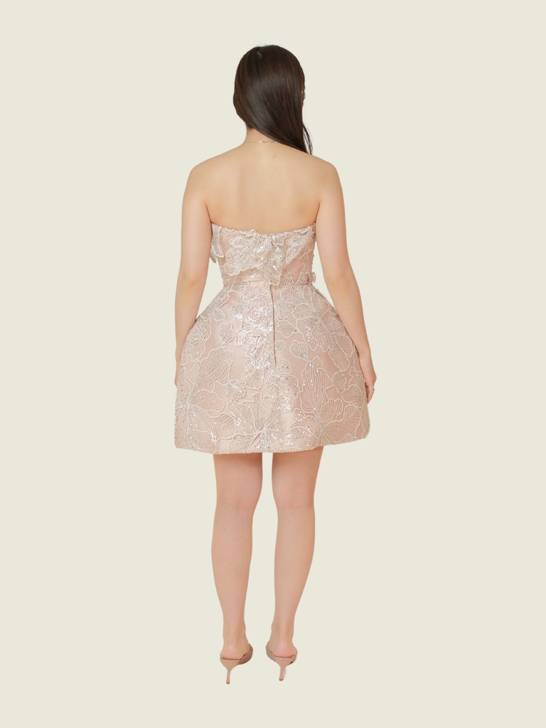 Mark Bumgarner Pink Structured Dress