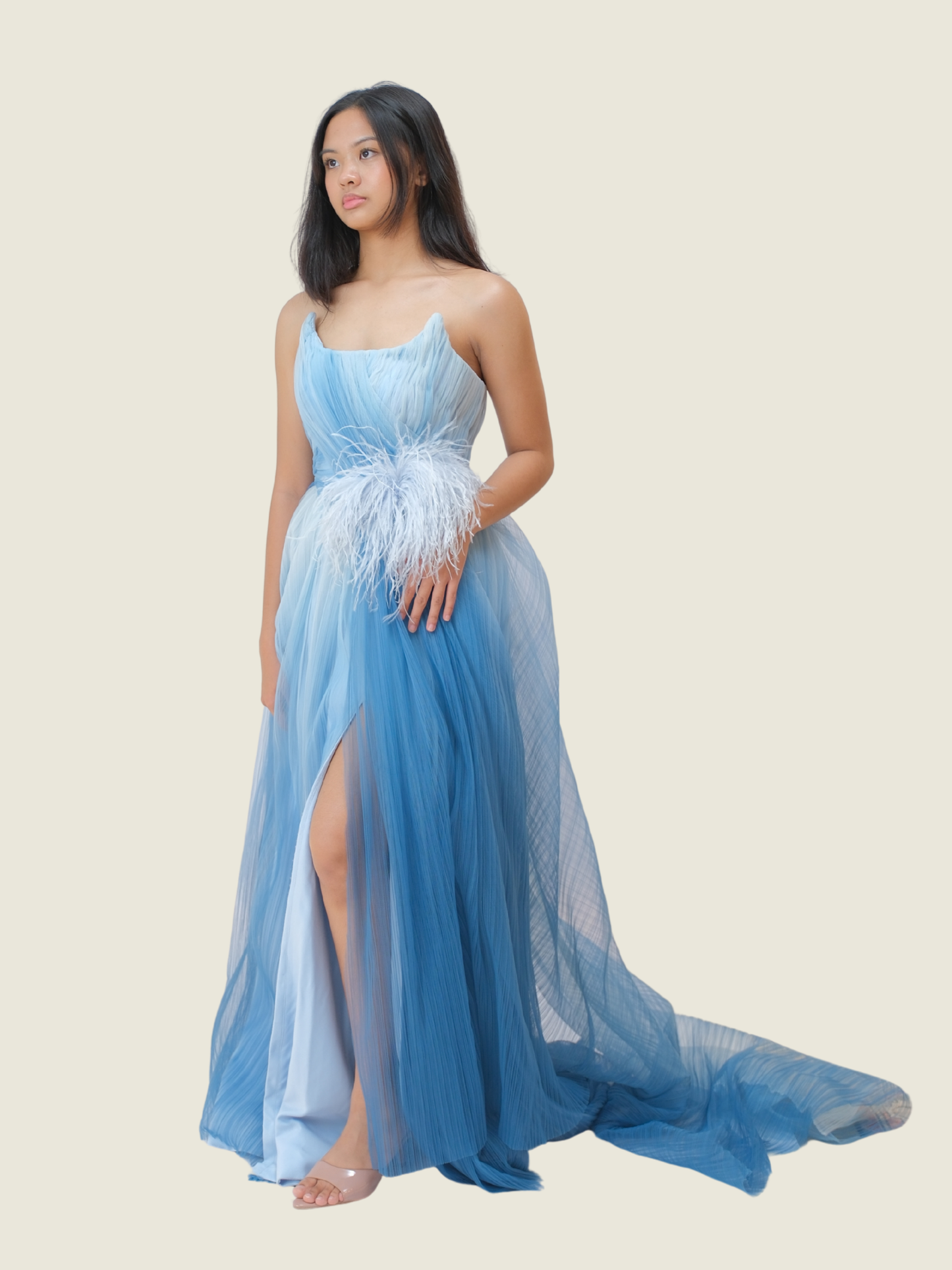 Patty Ang Custom Blue Gown