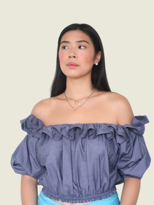 Yong Studio Viera Blue Top