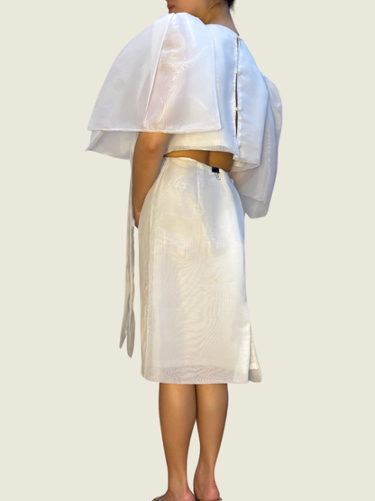 White Filipiniana Set