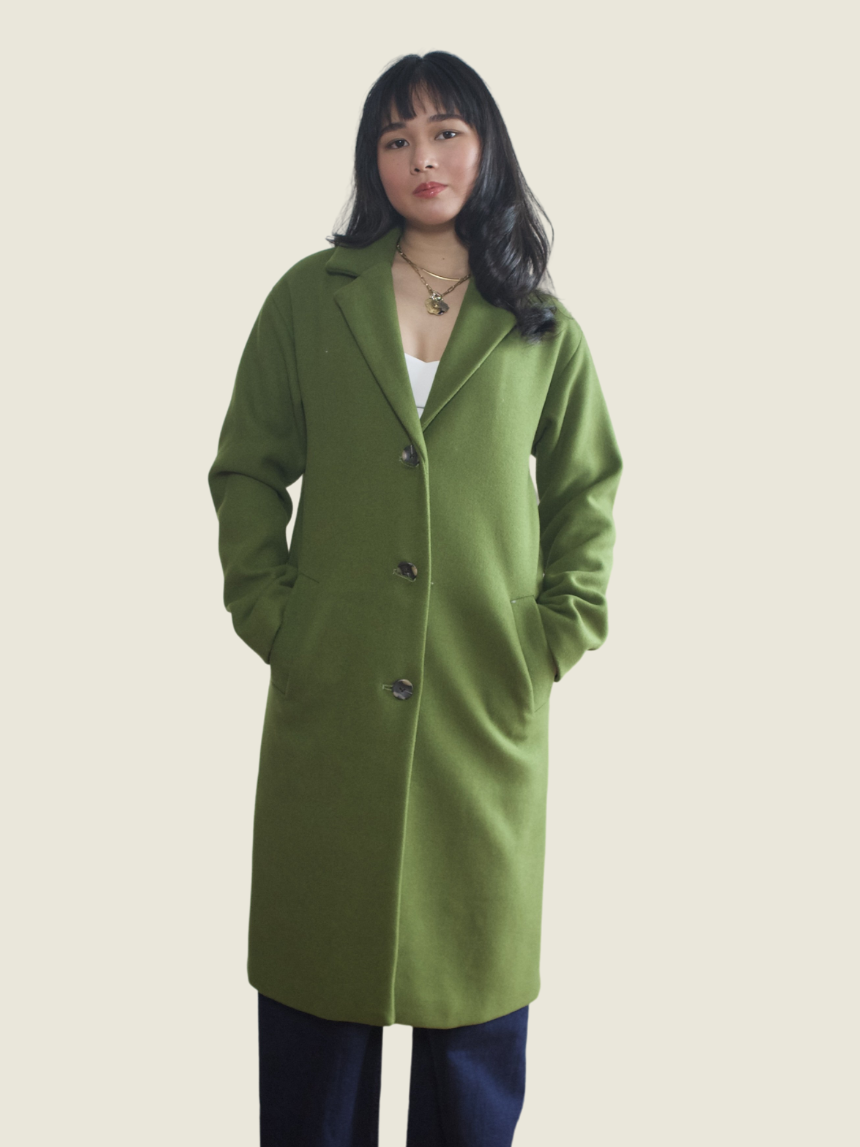 Pieces Alice Wool Blend Coat