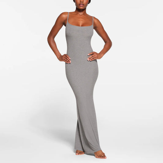 Skims Grey Soft Lounge Dress