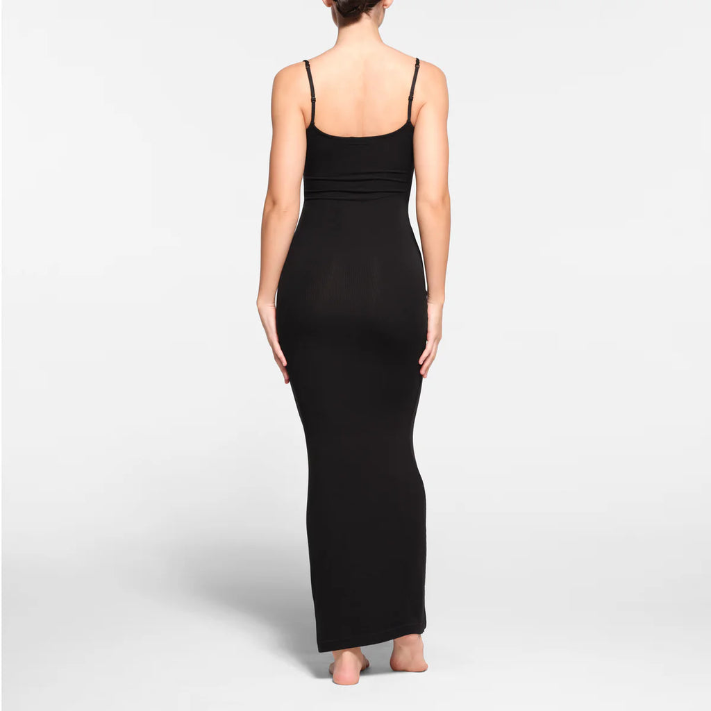 Skims Black Soft Lounge Dress