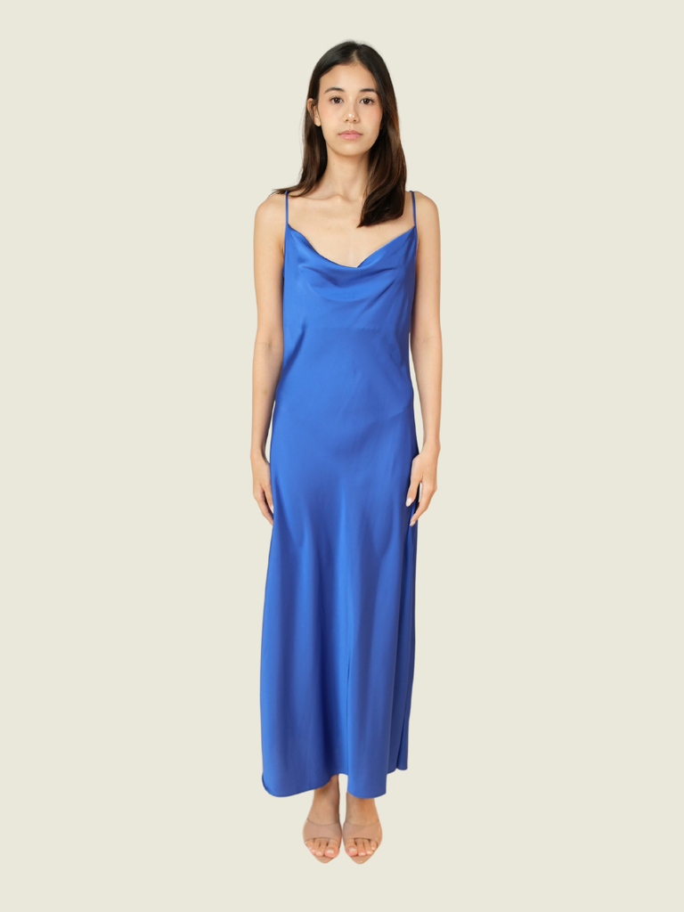 All Saints Blue Midi Dress