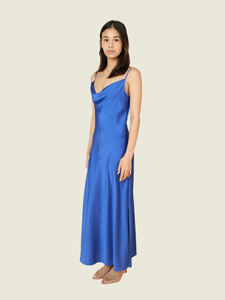 All Saints Blue Midi Dress