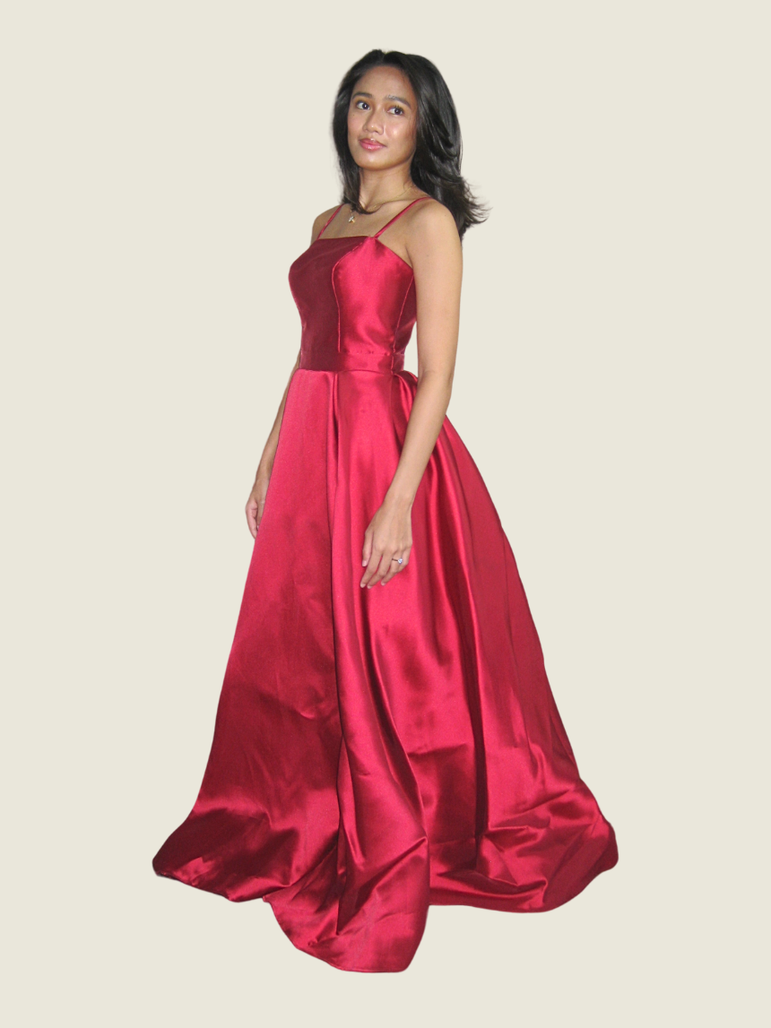 Amonn Velasco Custom Red Gown