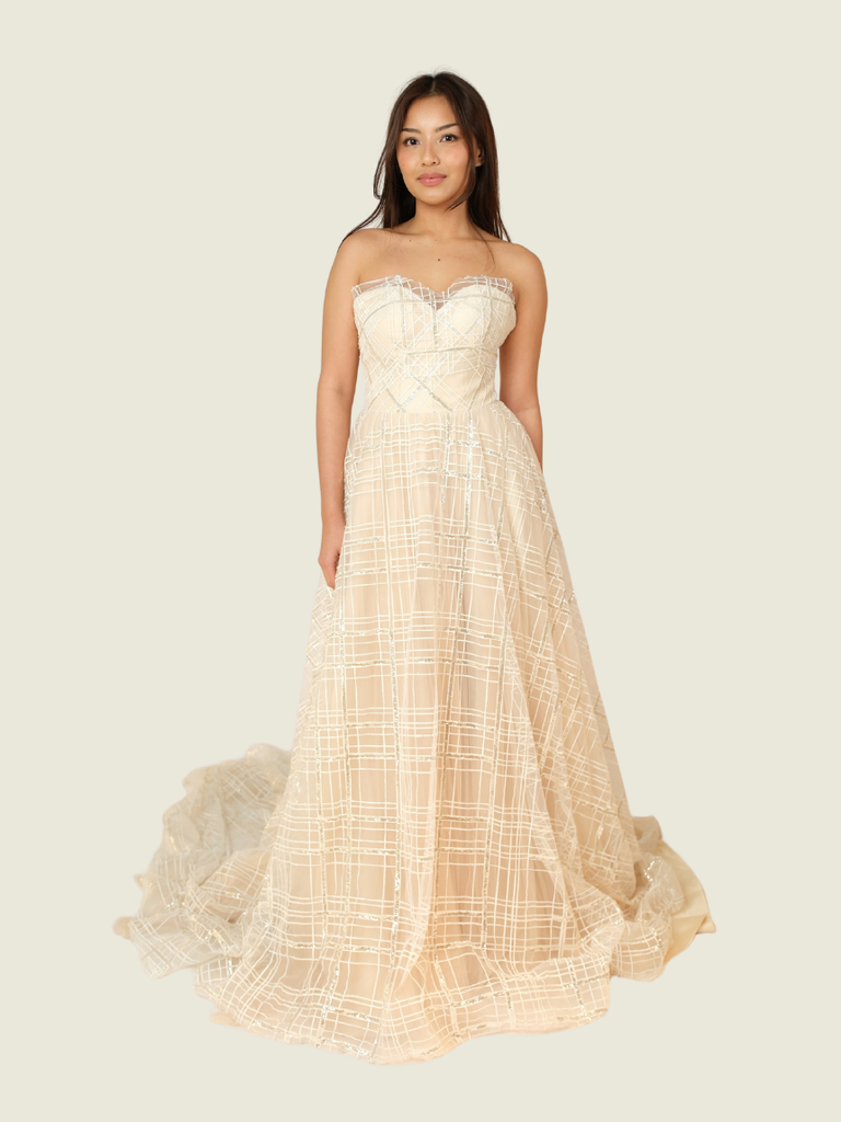 Andrea Tetangco Custom Nude Gown