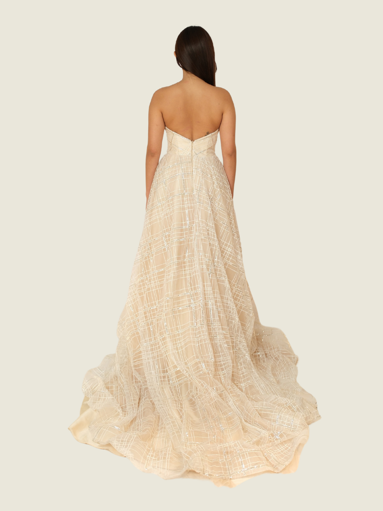 Andrea Tetangco Custom Nude Gown