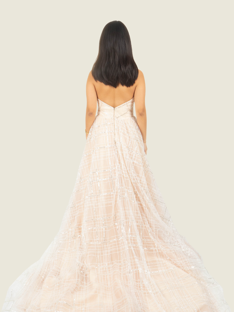 Andrea Tetangco Custom Nude Gown