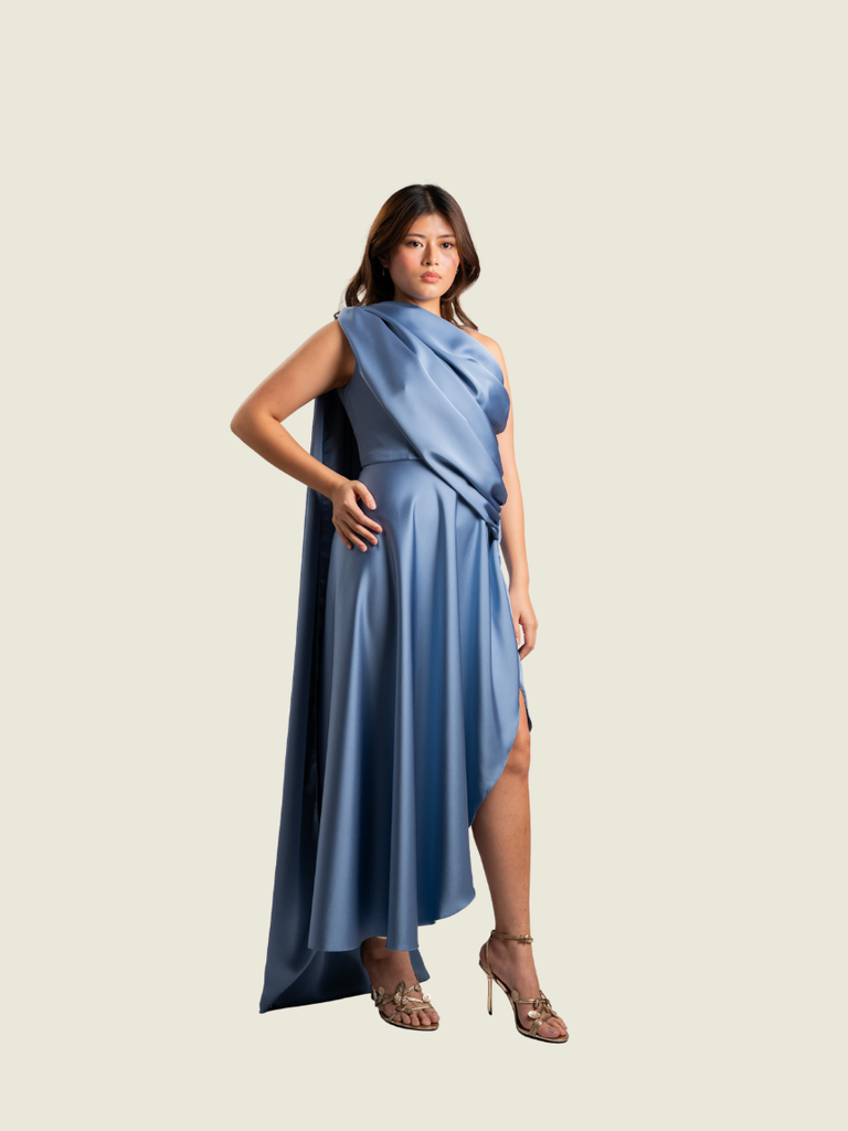 Apogee Asita One Shoulder Maxi Dress