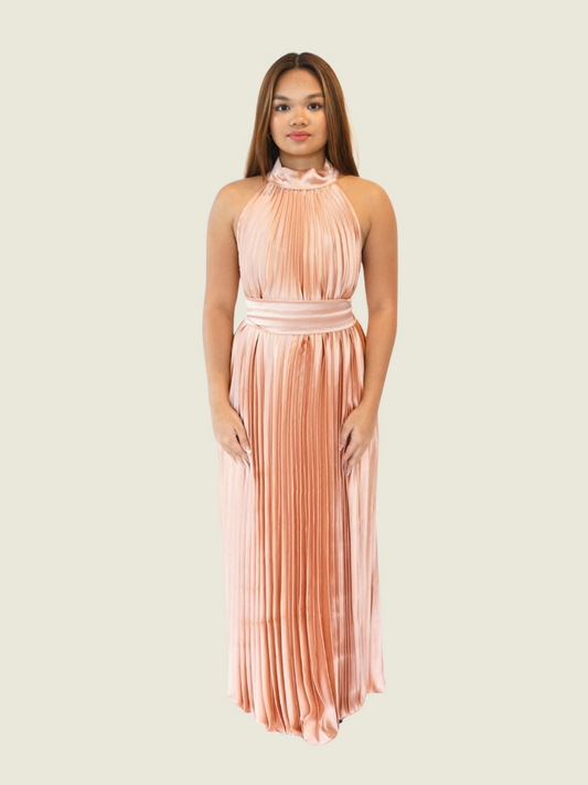 Apogee Coral Pink Tamsin Dress