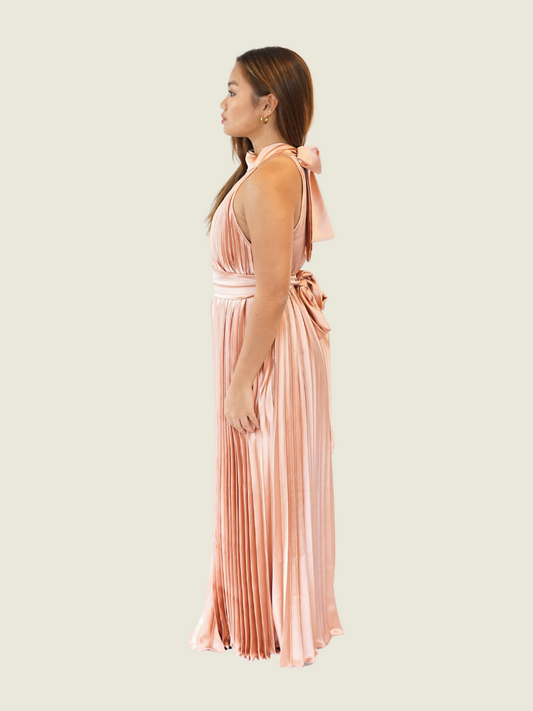 Apogee Coral Pink Tamsin Dress
