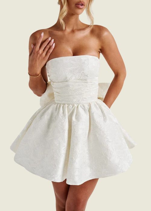 BABYBOO Ivory Salome Mini Dress
