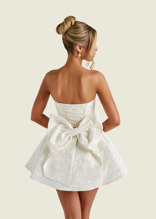 BABYBOO Ivory Salome Mini Dress hover image
