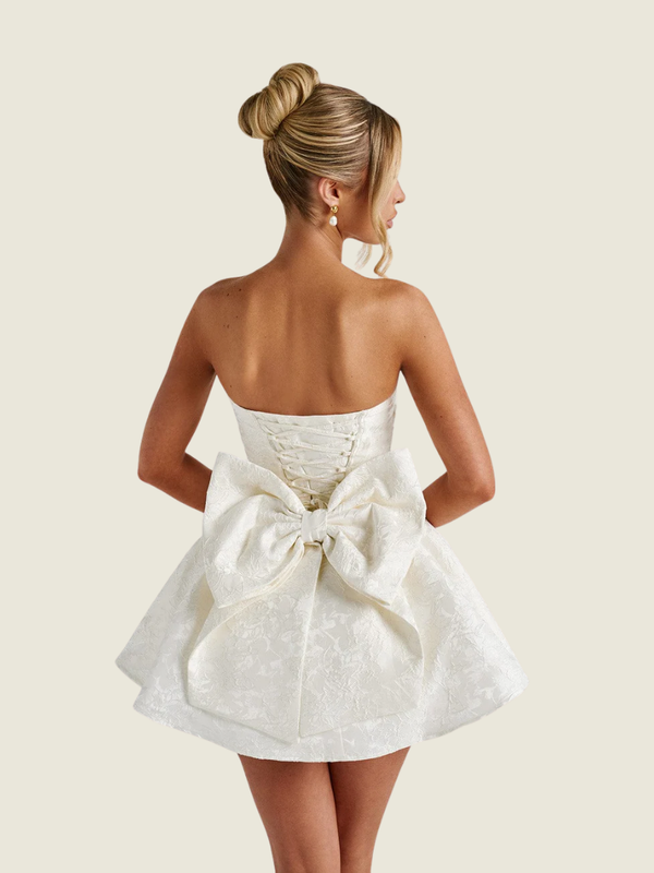 BABYBOO Ivory Salome Mini Dress