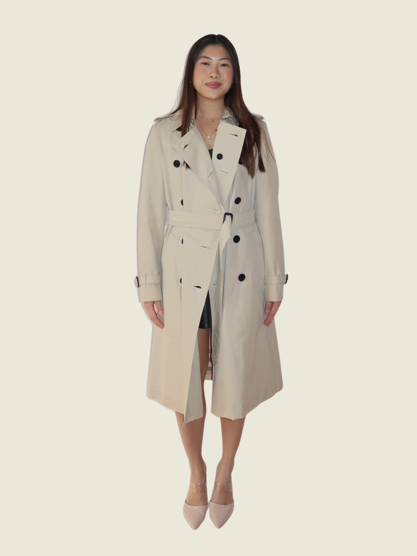Burberry Light Brown Trench Coat