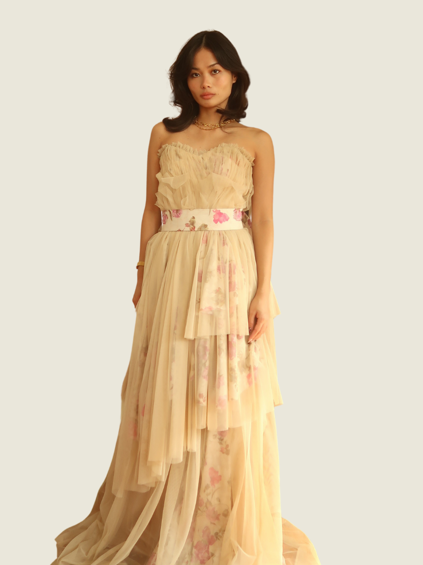 Co Exist Tulle Layered Dress