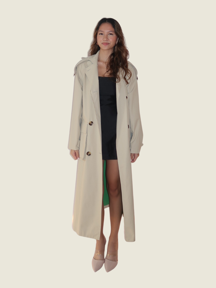 DKNY Light Brown Trench Coat