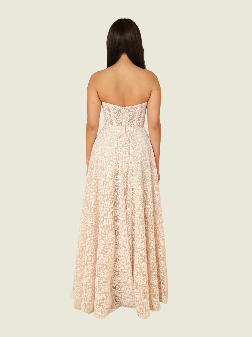 Debbie Co Pink Lace Dress