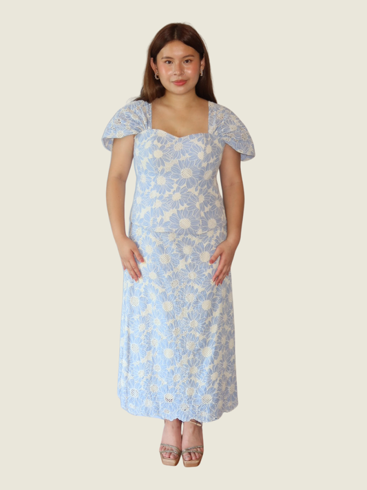 Debbie Co Custom Blue Floral Set