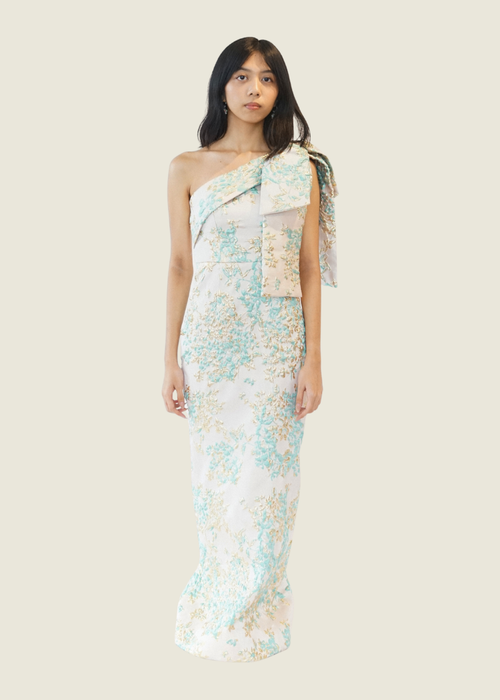 Debbie Co Custom Floral Gown