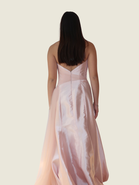 Denise Quintos Custom Pink Tube Gown