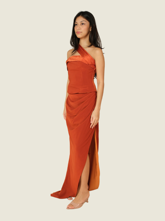 EBIRO Orange Velvet Set