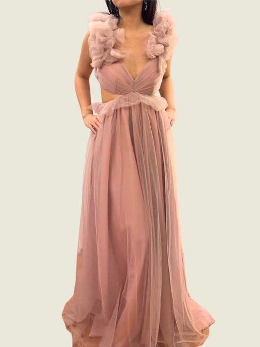 Custom Blush Pink Gown