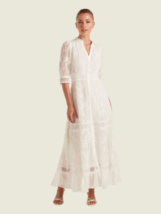 Ever New Lila Embroidered Maxi Dress