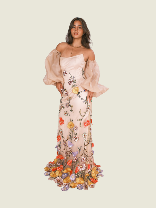 Ella Chua Custom Floral Gown