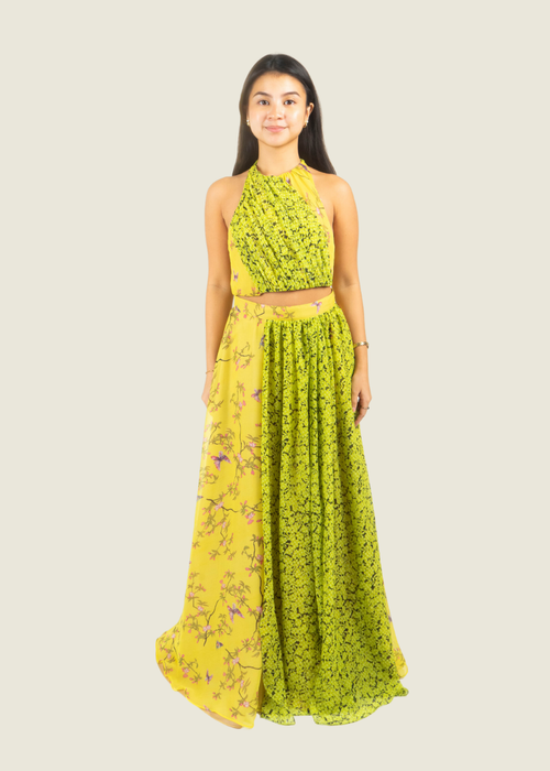 Eustacia Rodriguez Custom Two Piece Halter Dress