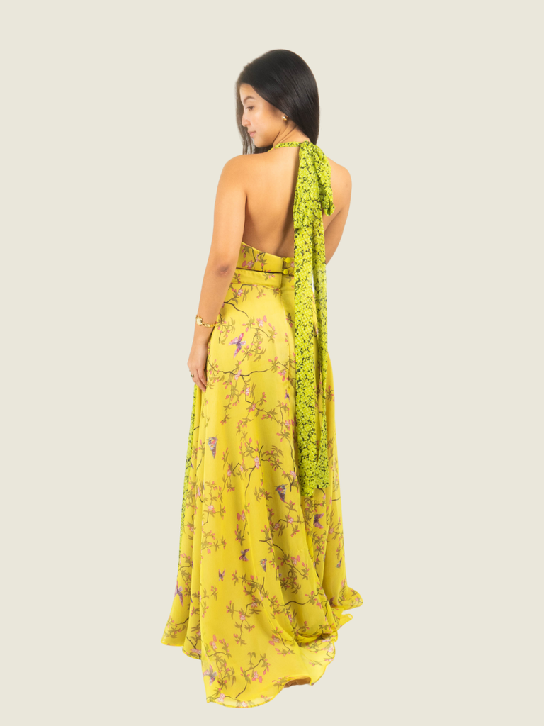 Eustacia Rodriguez Custom Two Piece Halter Dress