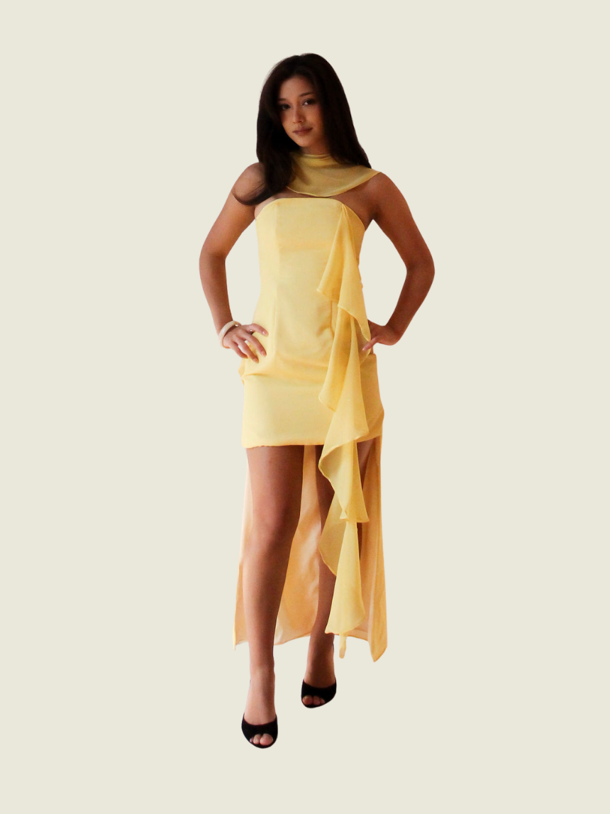 Eustacia Yellow Maxi Dress