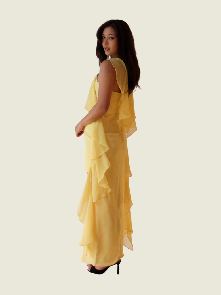 Eustacia Yellow Maxi Dress