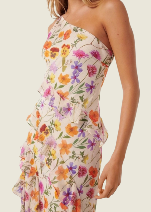 Ever New Belle One Shoulder Ruffle Gown hover image