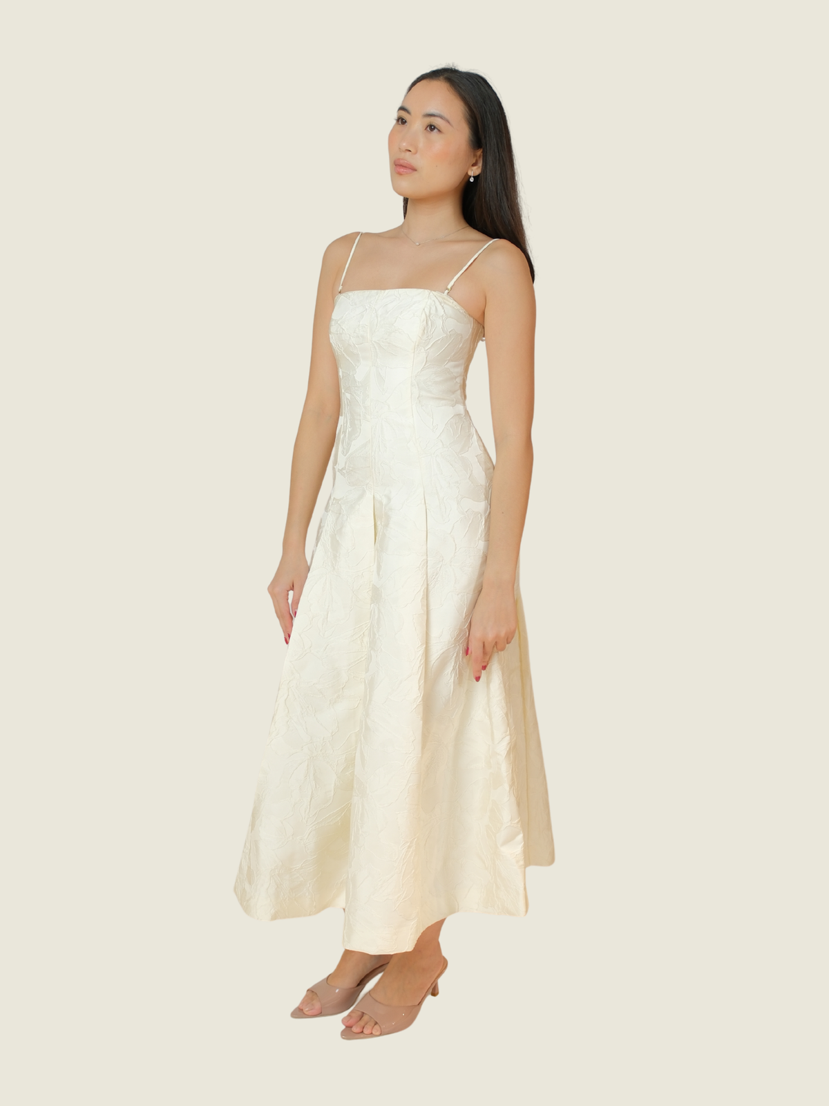 Ever New Charlotte Jacquard Midi