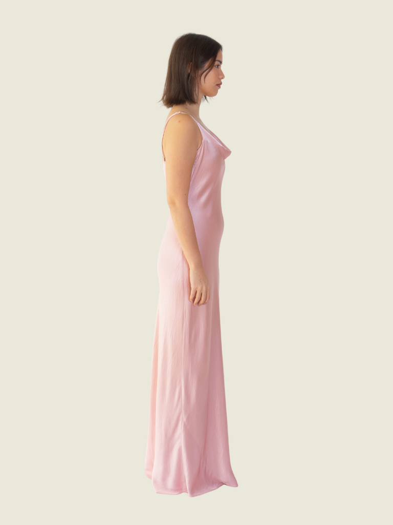 Ever New Pink Cowl Neck Dress