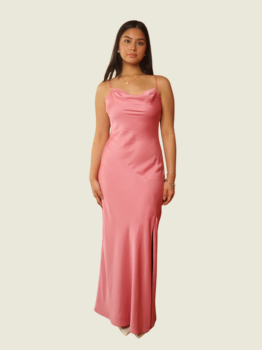 Ever New Pink Satin Dress